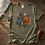 Bat N Robin 44 — Olive Comfort Colors tee