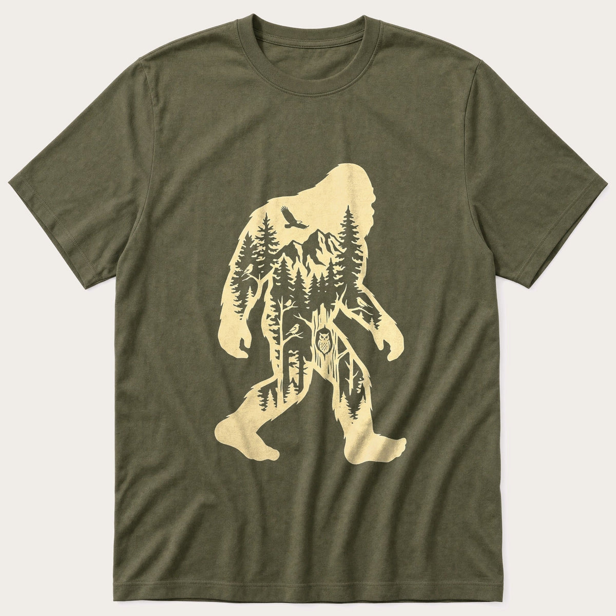 Bigfoot 15 — Olive T-Shirt