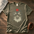 Biker Eagle 3 — Olive Comfort Colors tee