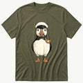 Cap Puffin 4 — Olive T-Shirt