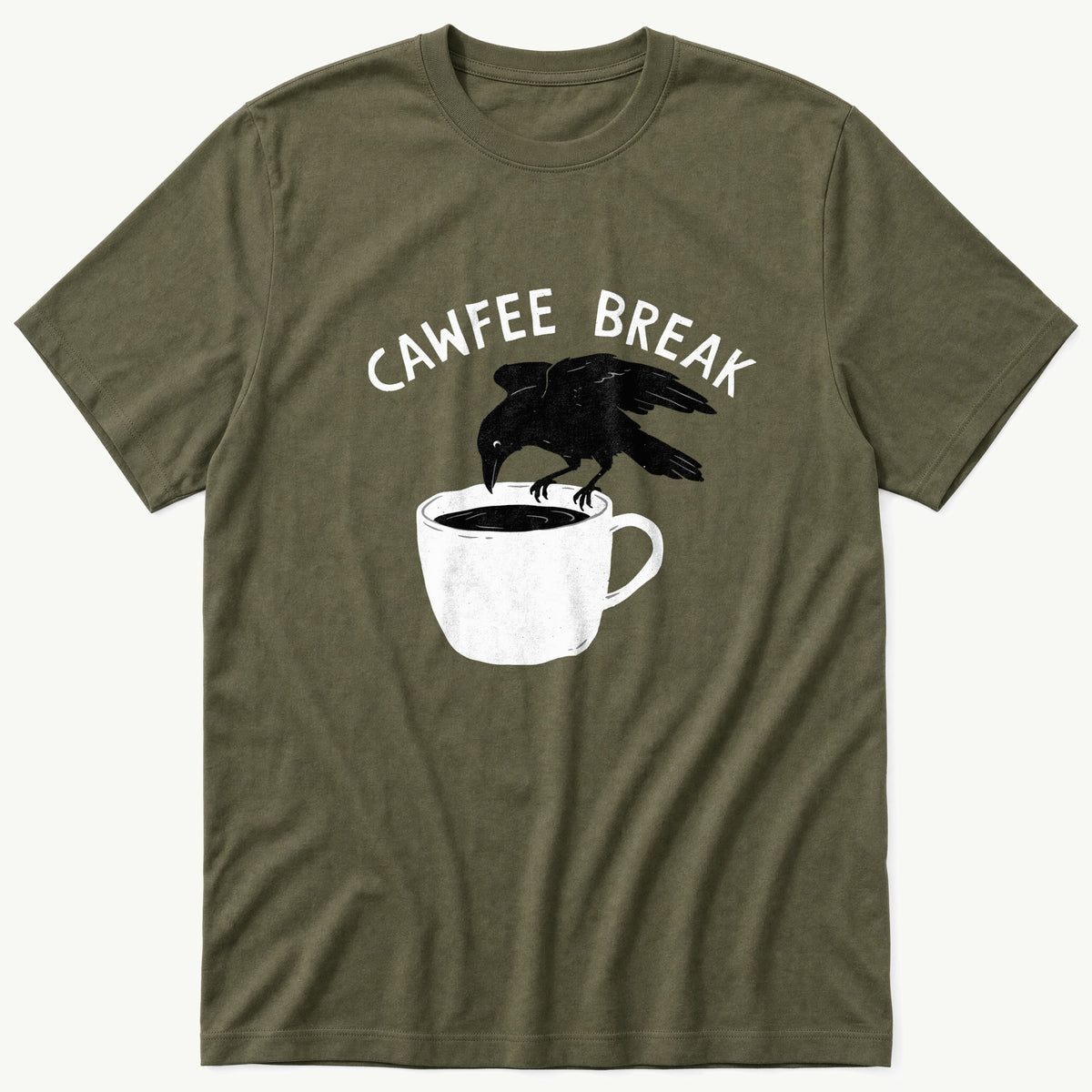Cawfee Break 25 — Olive T-Shirt