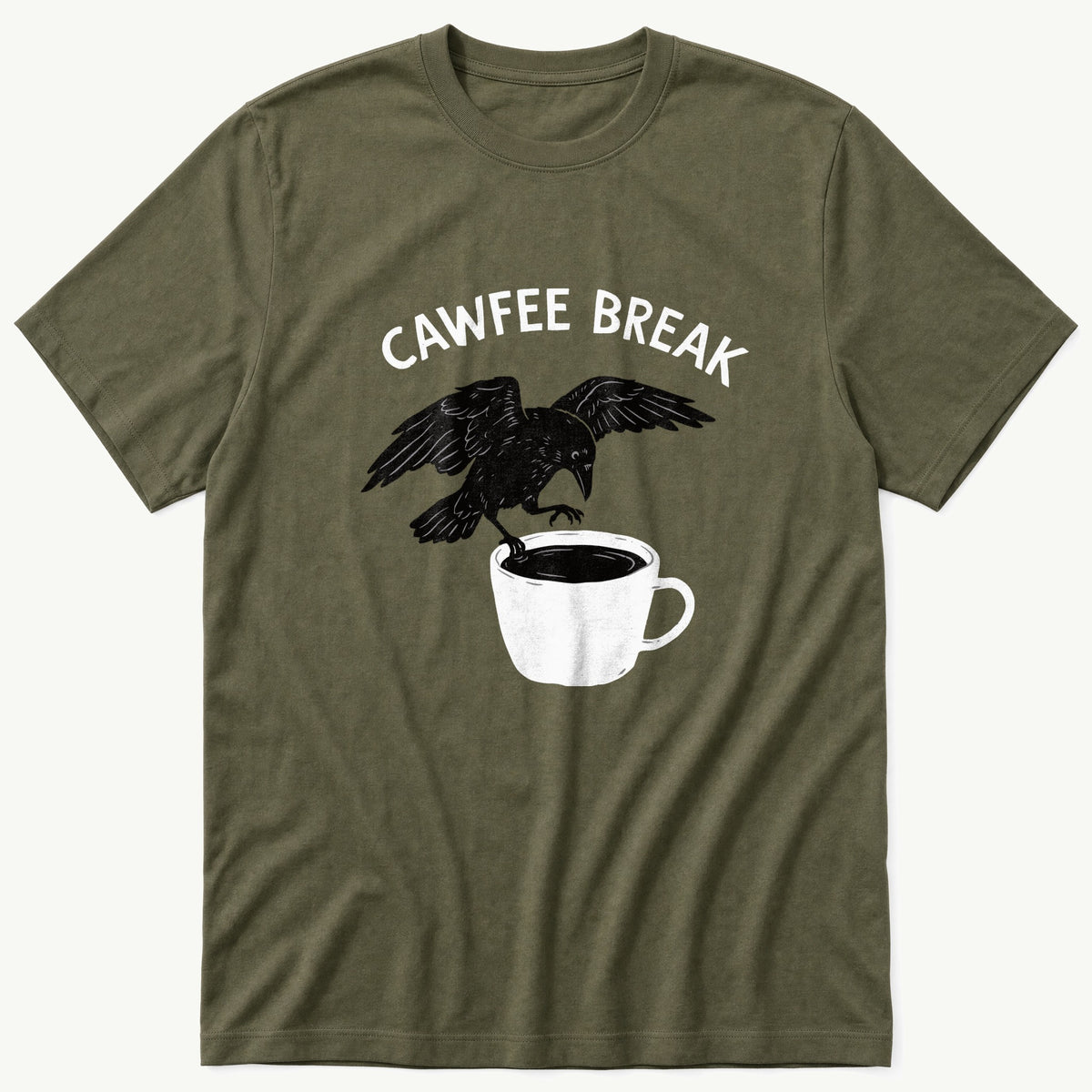 Cawfee Break 33 — Olive T-Shirt
