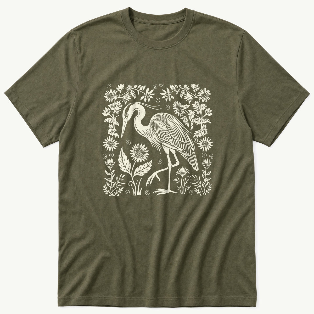 Crane 32 — Olive T-Shirt