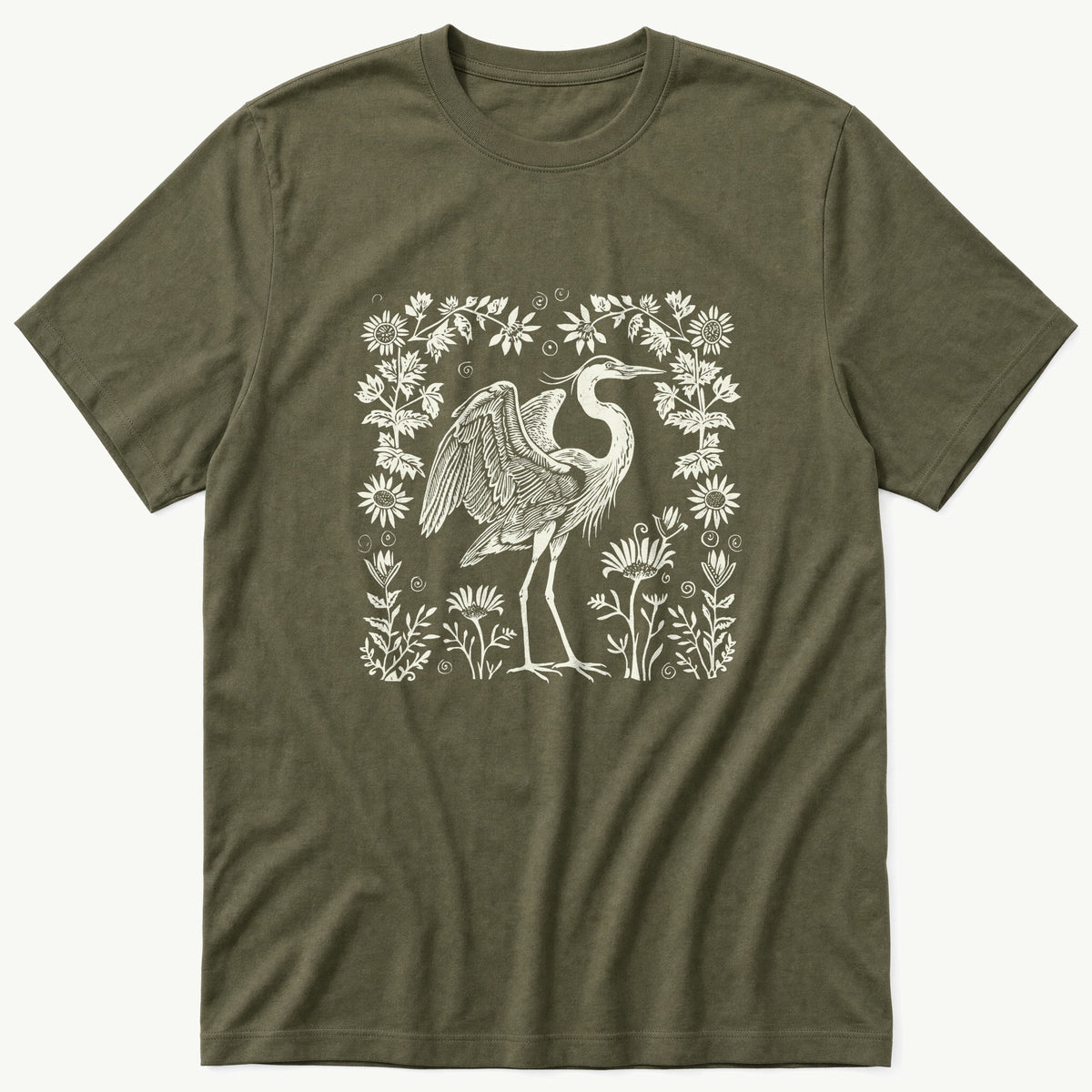 Crane 44 — Olive T-Shirt