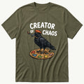 Creator Of Chaos — Olive T-Shirt