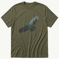Eagle Treeline Shiloette — Olive T-Shirt