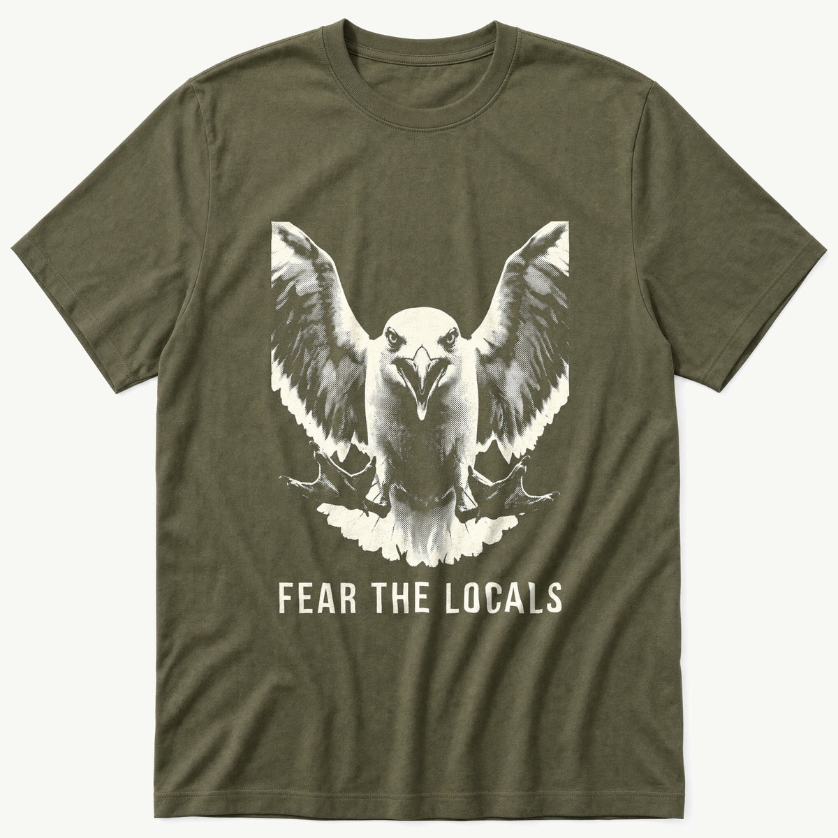 Fear The Locals — Olive T-Shirt