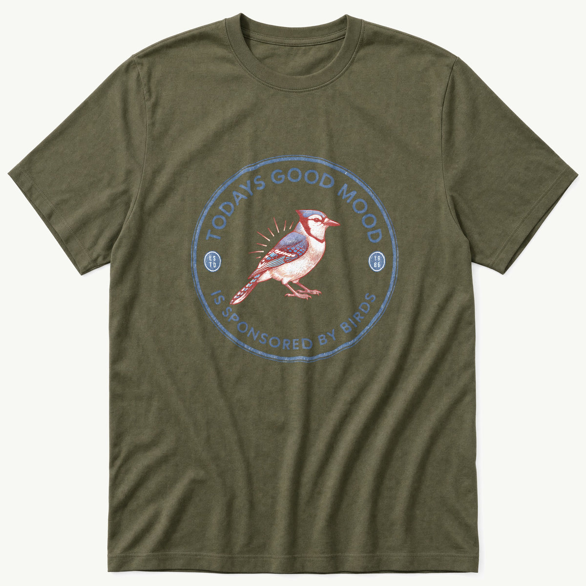 Good Mood v1 — Olive T-Shirt