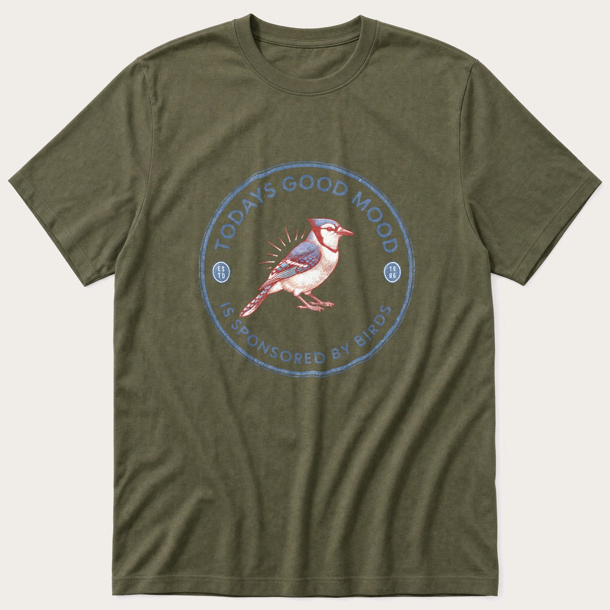 Good Mood v1 — Olive T-Shirt