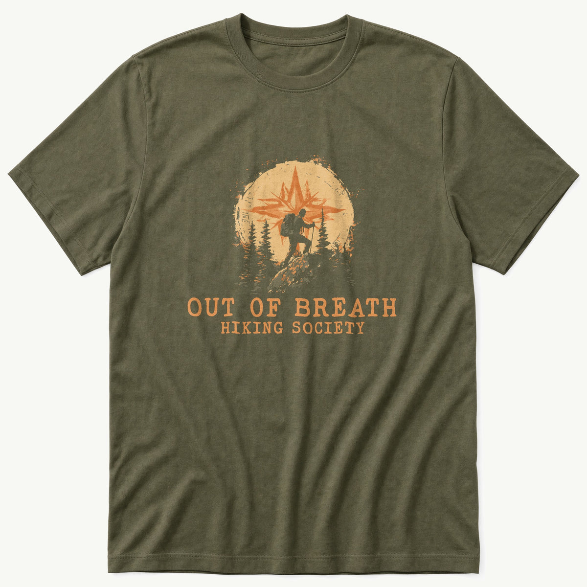 Hiking Society (33) — Olive T-Shirt