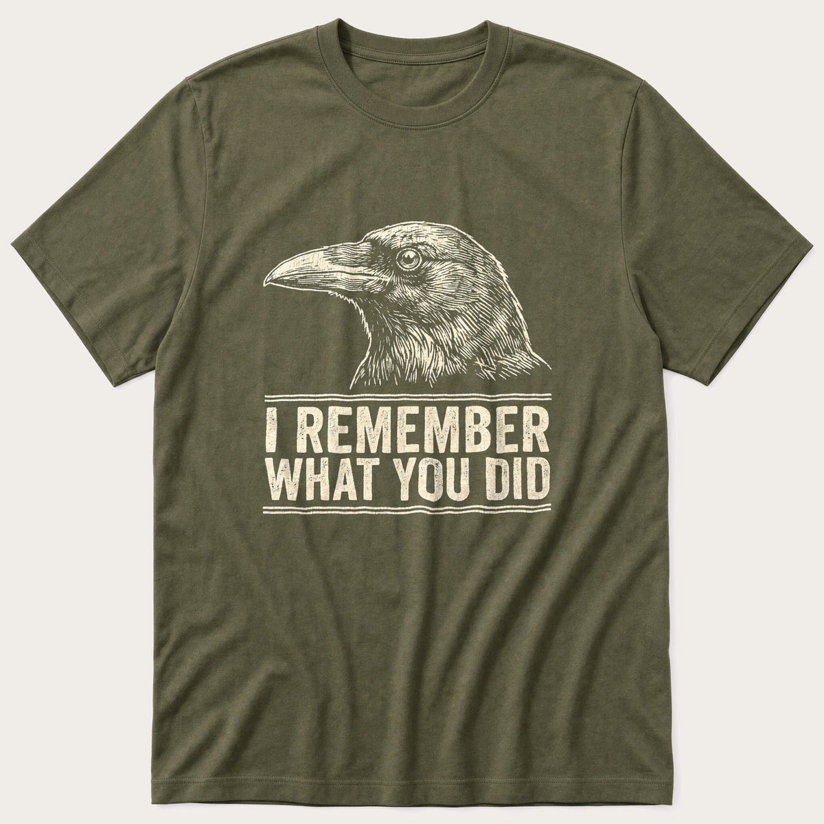 I Remember What You Did — Olive T-Shirt