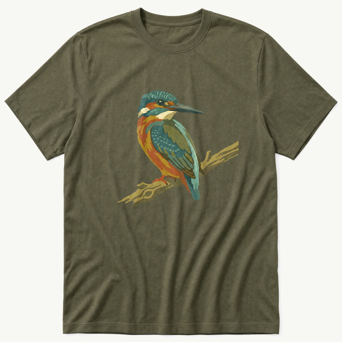 King Fisher 44 — Olive T-Shirt