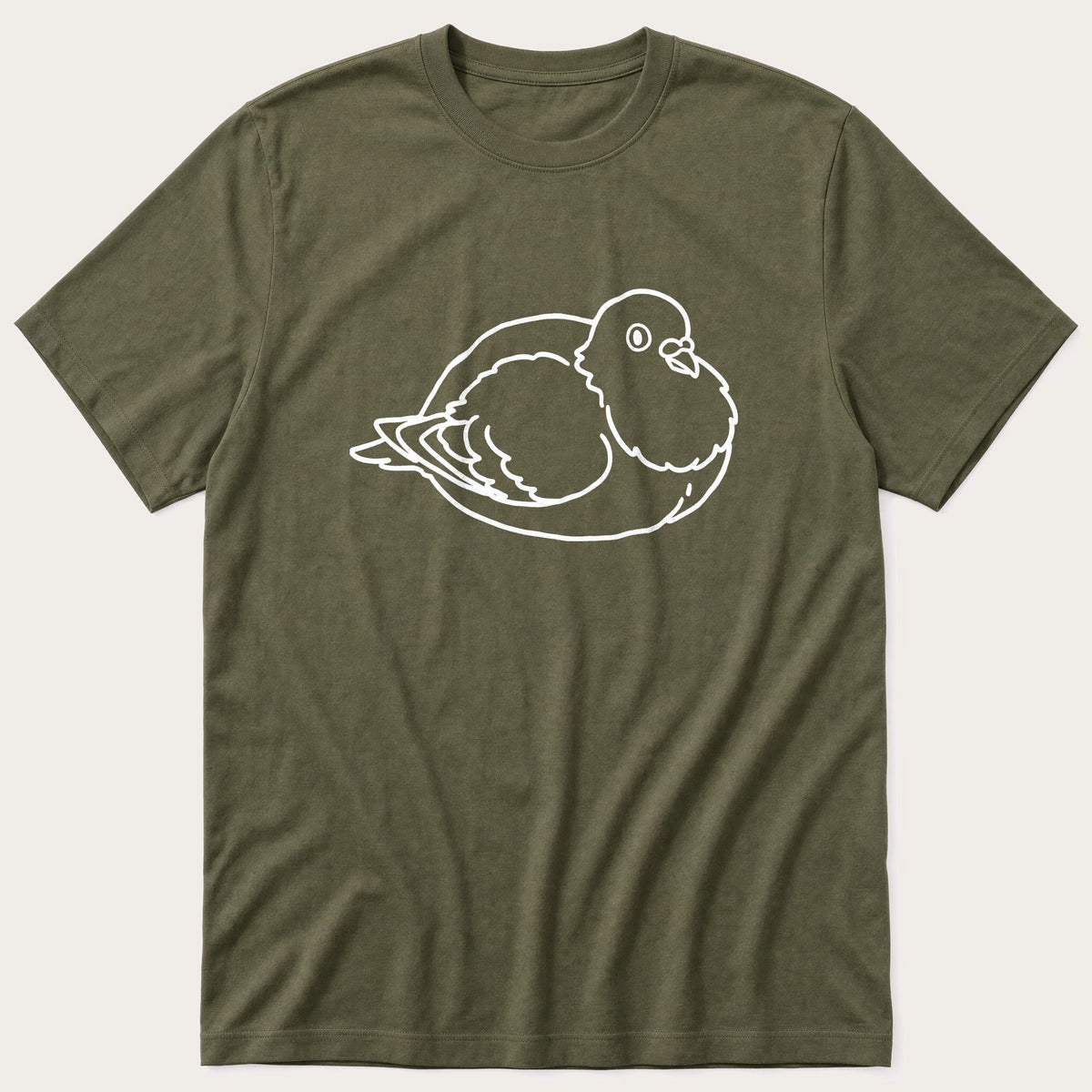 Loaf Pigeon — Olive T-Shirt