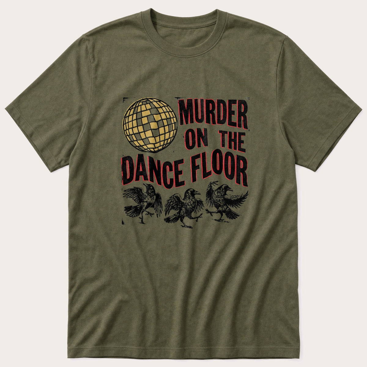 Murder On Floor 66 — Olive T-Shirt