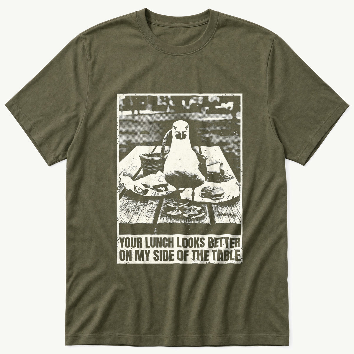 My Side Of The Table — Olive T-Shirt