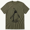 Party Penguin 2 — Olive T-Shirt