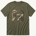 Peacock Murul — Olive T-Shirt