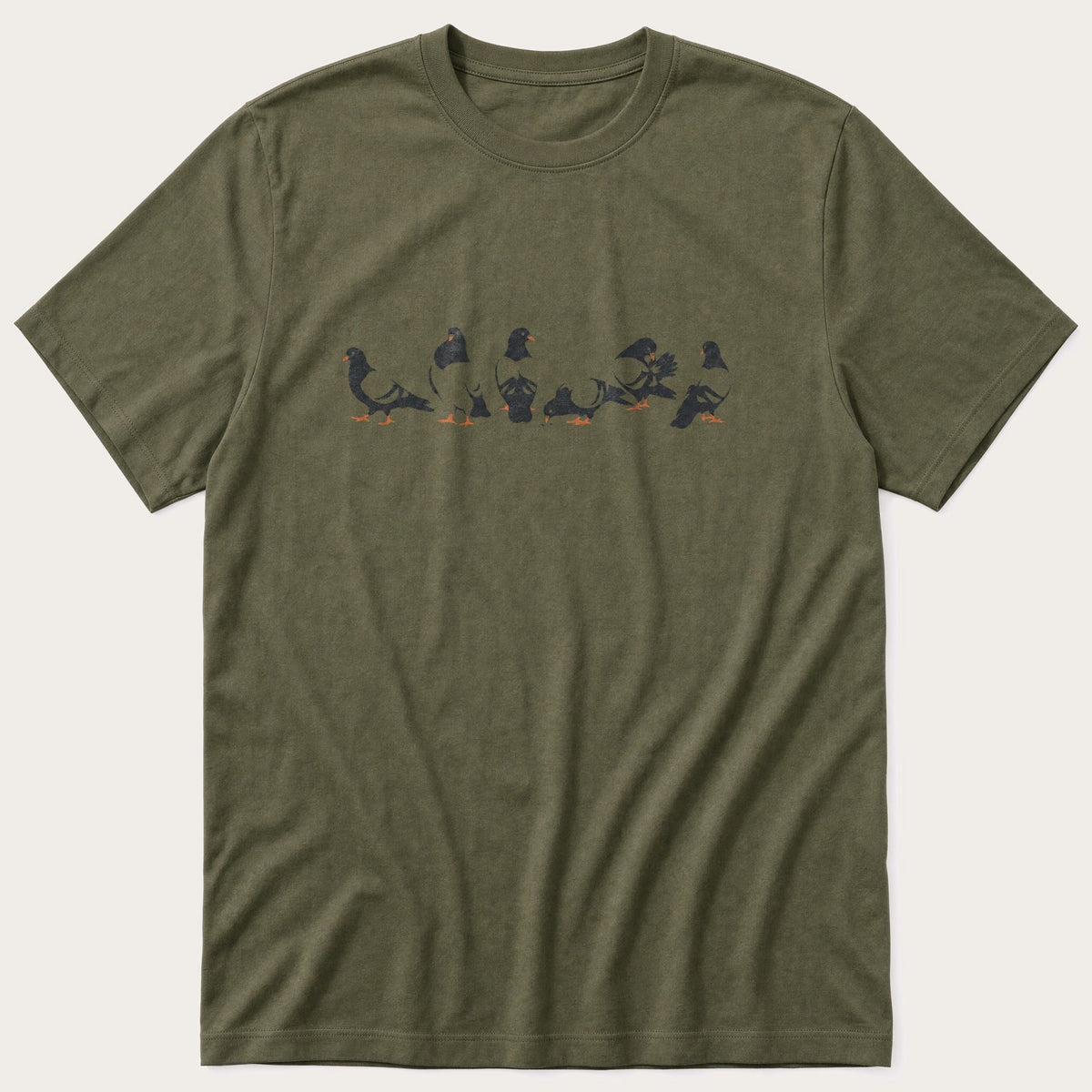 Pigeons 66 — Olive T-Shirt