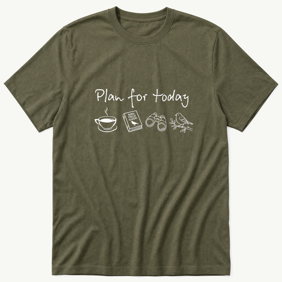 Plan For The Day — Olive T-Shirt