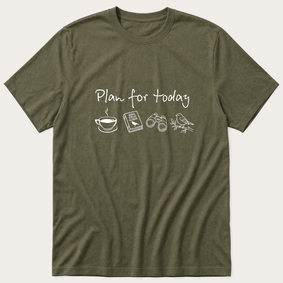 Plan For The Day — Olive T-Shirt
