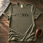 Puffins 55 — Olive Comfort Colors tee