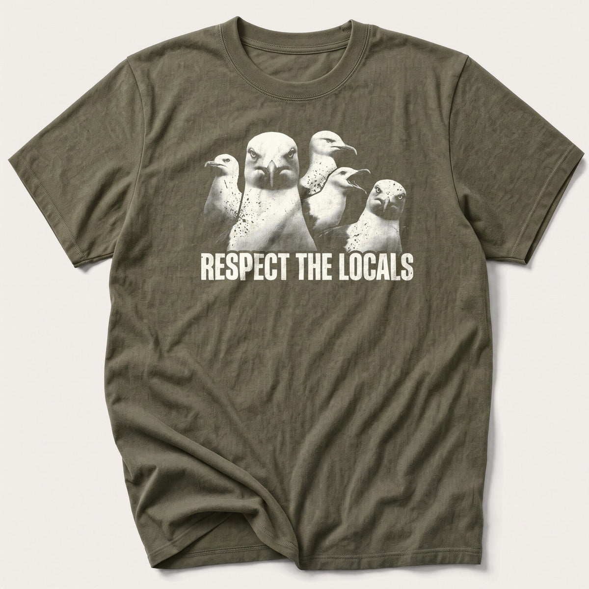 Respect The Locals 11 — Olive T-Shirt