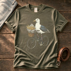 Seagull Bike 67 — Olive Comfort Colors tee
