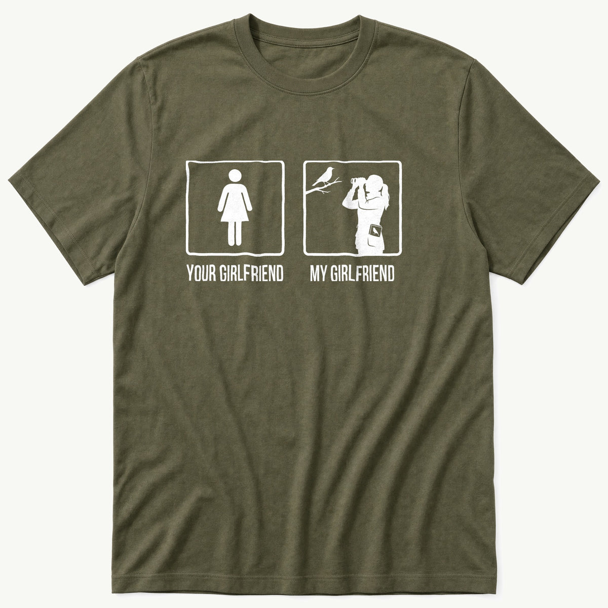 smoking-seagull-8-t-shirt-copy — Olive T-Shirt