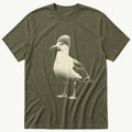 Street Seagull 1 — Olive T-Shirt