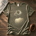 Sunglass Puffin 5 — Olive Comfort Colors tee