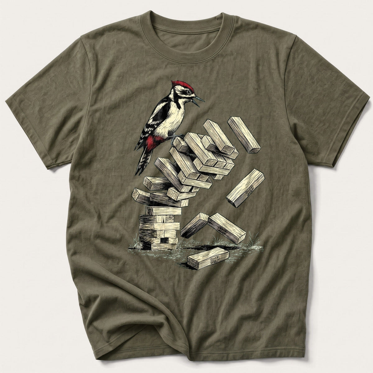 Timber — Olive T-Shirt
