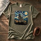 van gough pigeion — Olive Comfort Colors tee