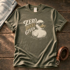 Zero Ducks Given — Olive Comfort Colors tee