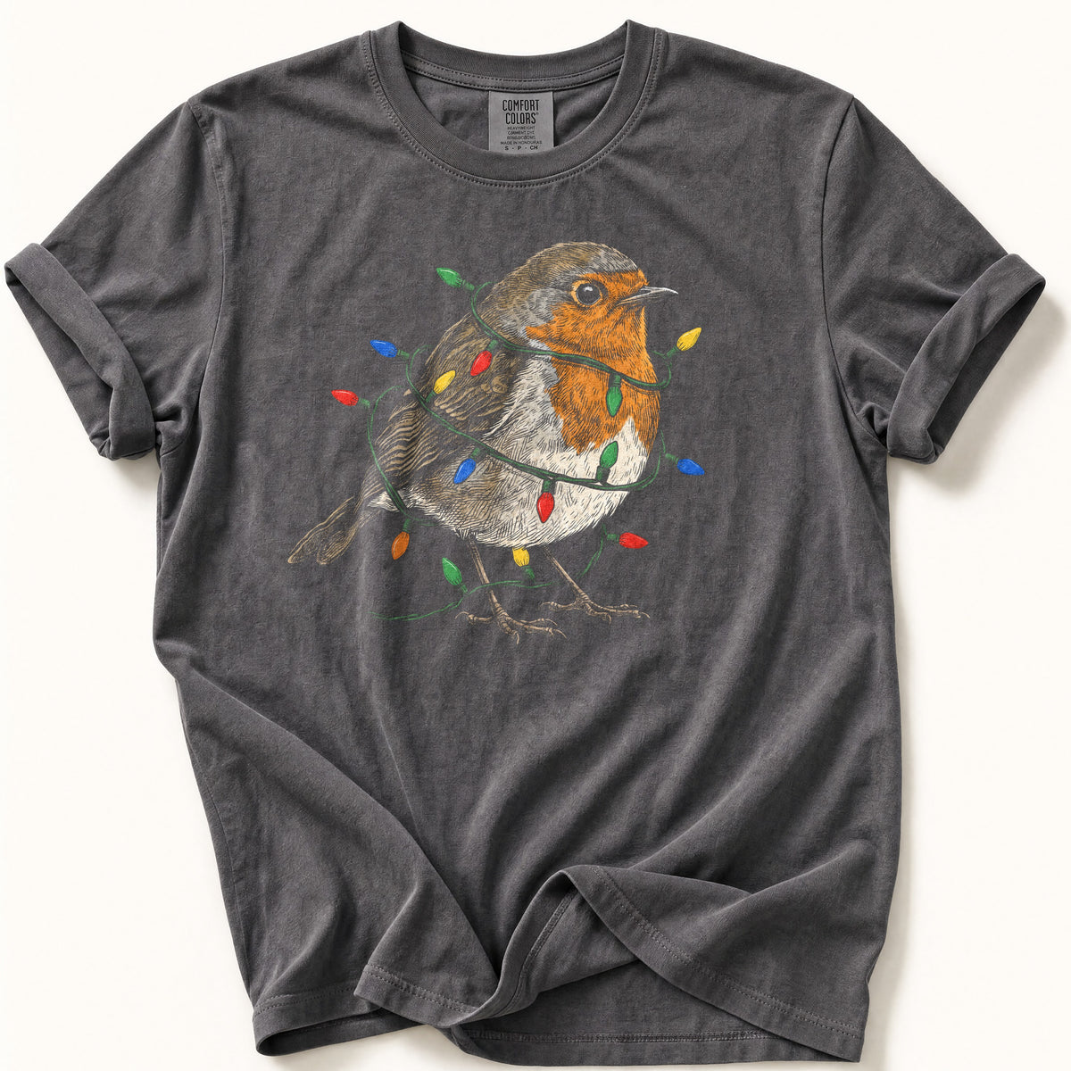 Fairy Light Robin Comfort Colors® Tee