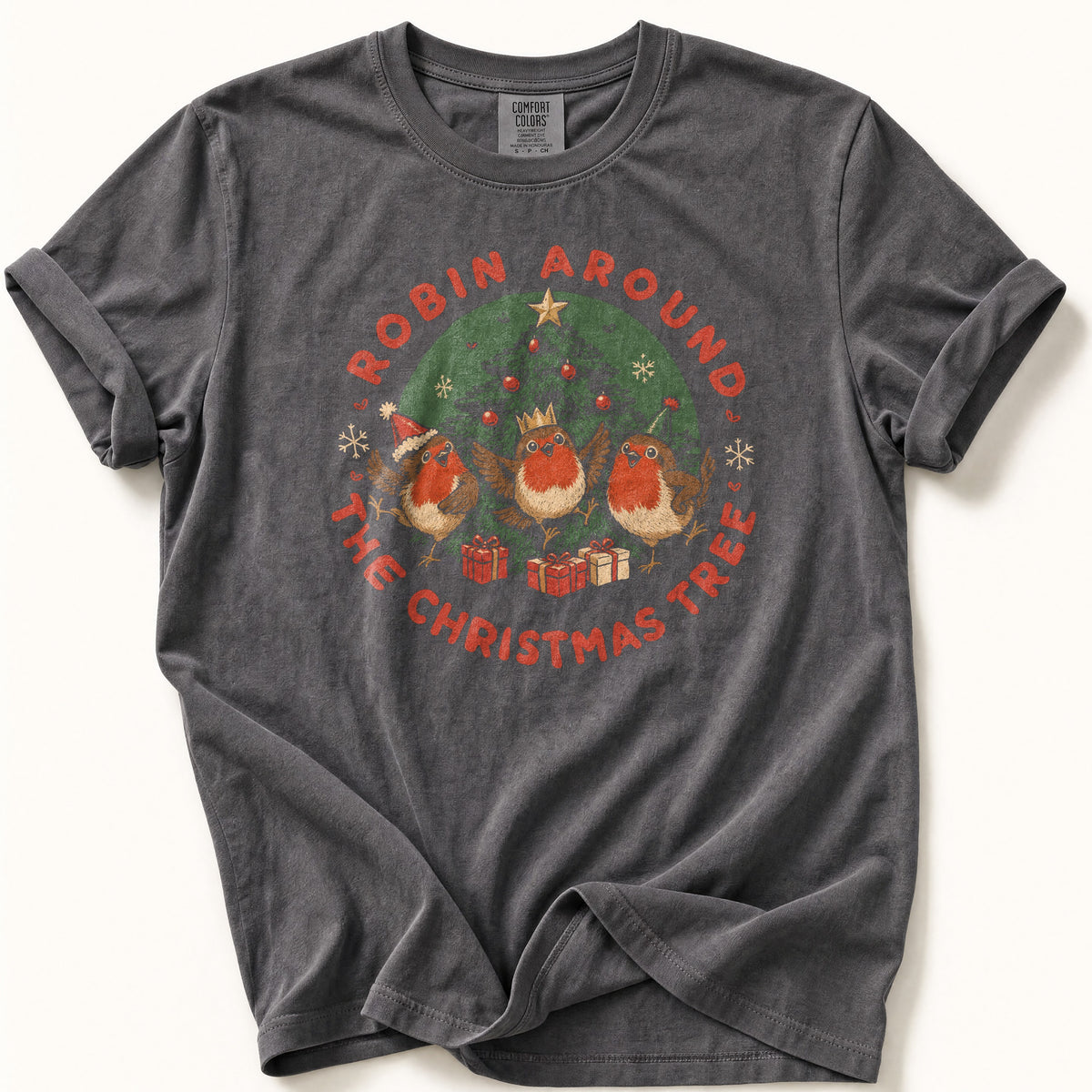 Robin Around Badge Comfort Colors® Tee