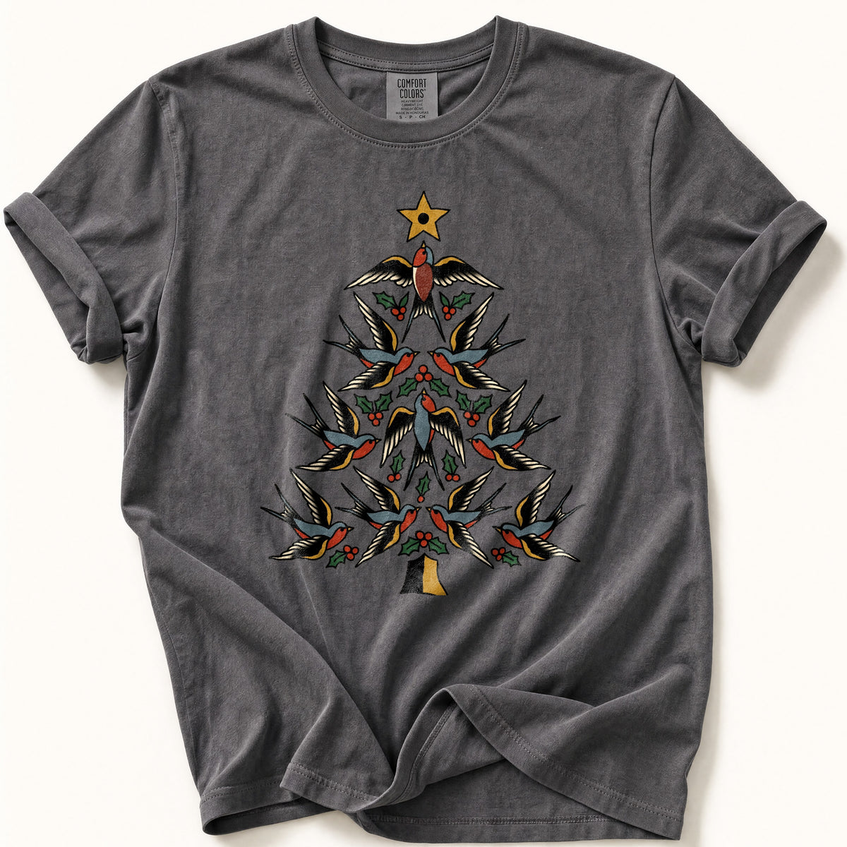 Tattoo Swallow Tree Comfort Colors® Tee