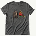 Bat N Robin 11 — Pepper Comfort Colors tee