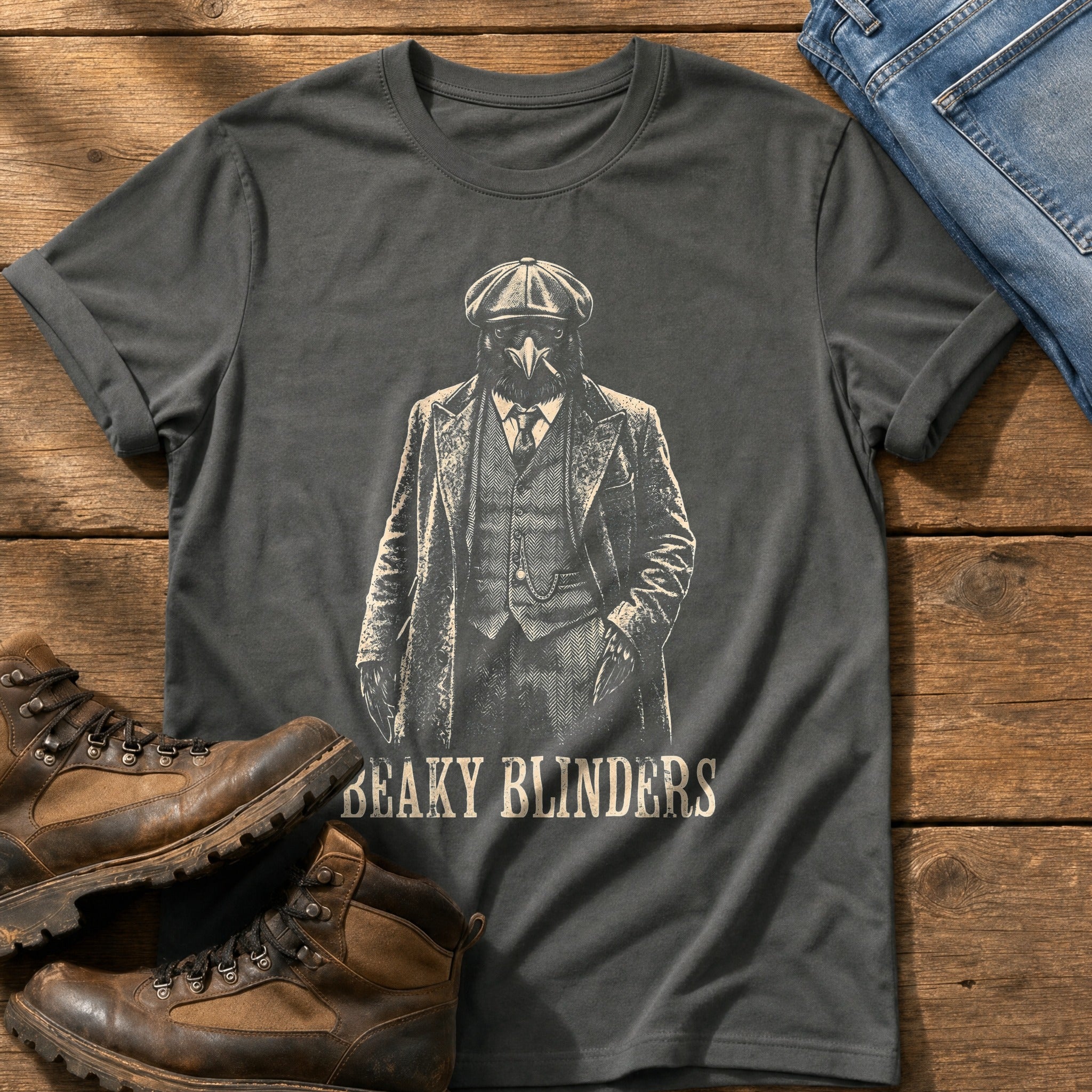 Beaky Blinders — Pepper Comfort Colors tee