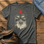 Biker Eagle 3 — Pepper Comfort Colors tee