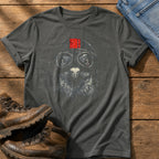 Biker Pigeon 7 — Pepper Comfort Colors tee