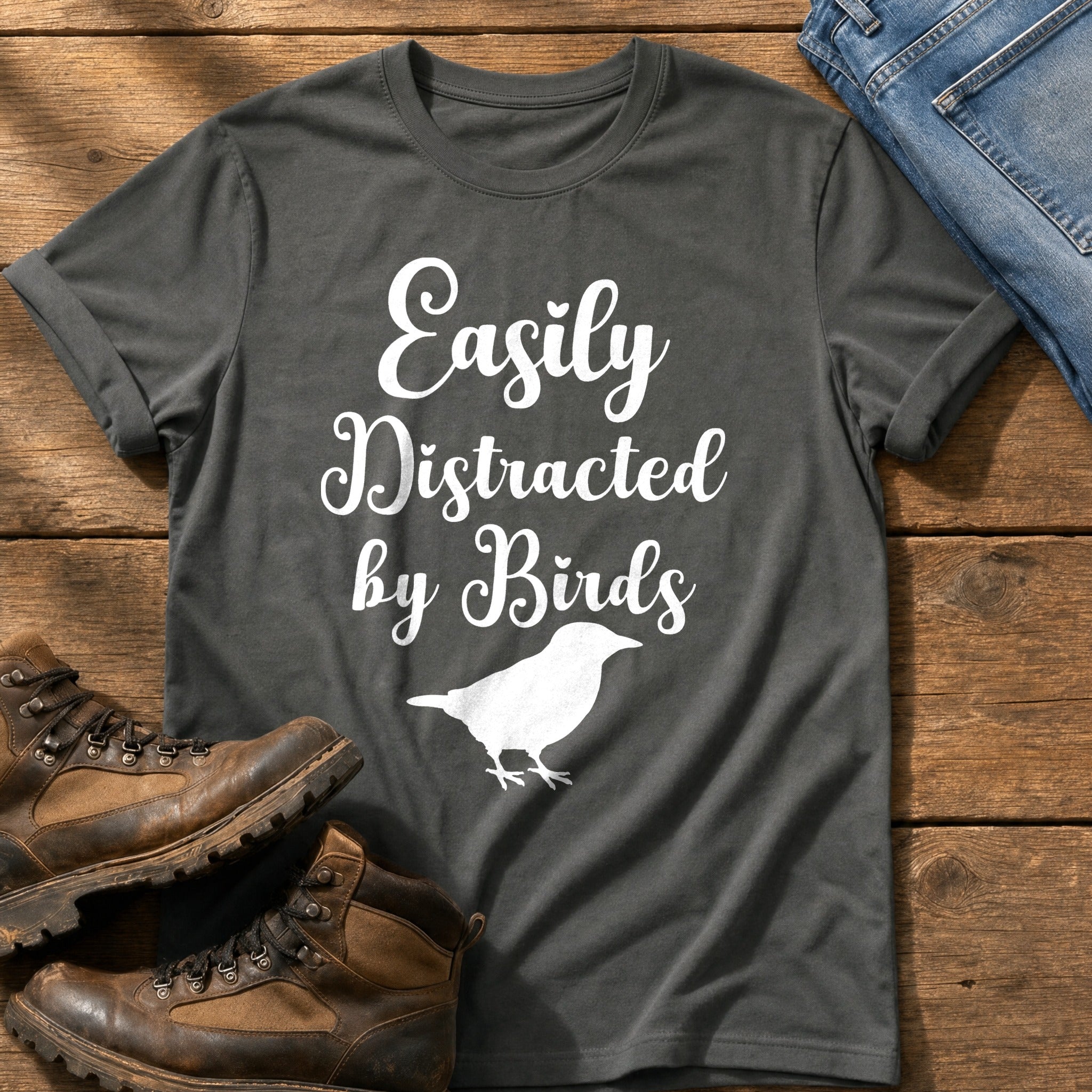 BIRD 26 — Pepper Comfort Colors tee