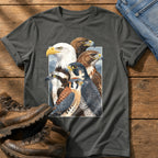 Birds Of Prey Breeds 33 — Pepper Comfort Colors tee