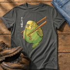 Budgie Dumpling — Pepper Comfort Colors tee