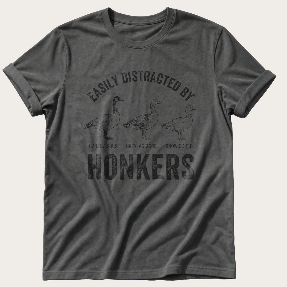 Distracted By Honkers — Pepper Comfort Colors tee