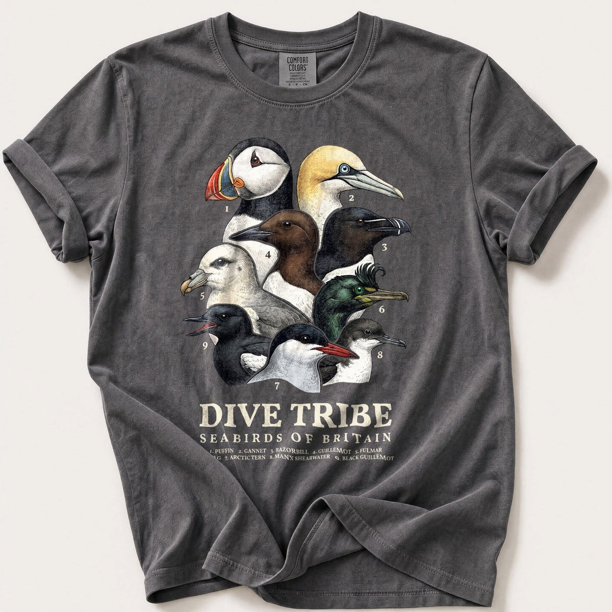 Dive Tribe — Pepper Comfort Colors tee