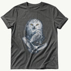 dramatic-snow-owl — Pepper Comfort Colors tee