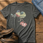 Finches On A Branch — Pepper Comfort Colors tee