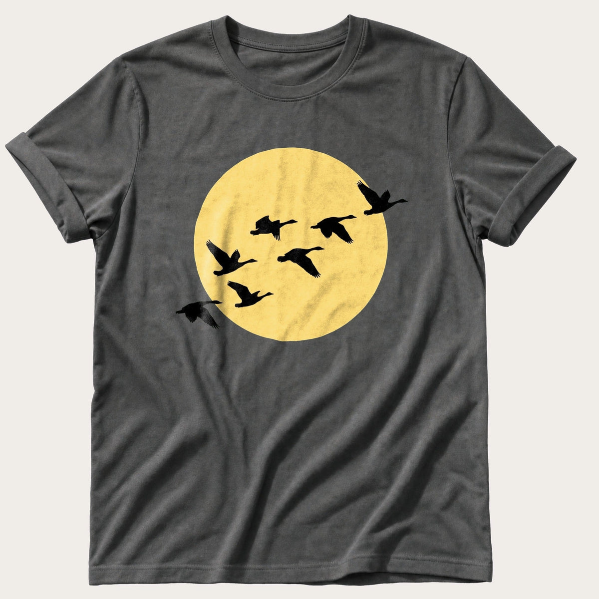 Golden Hour Geese — Pepper Comfort Colors tee