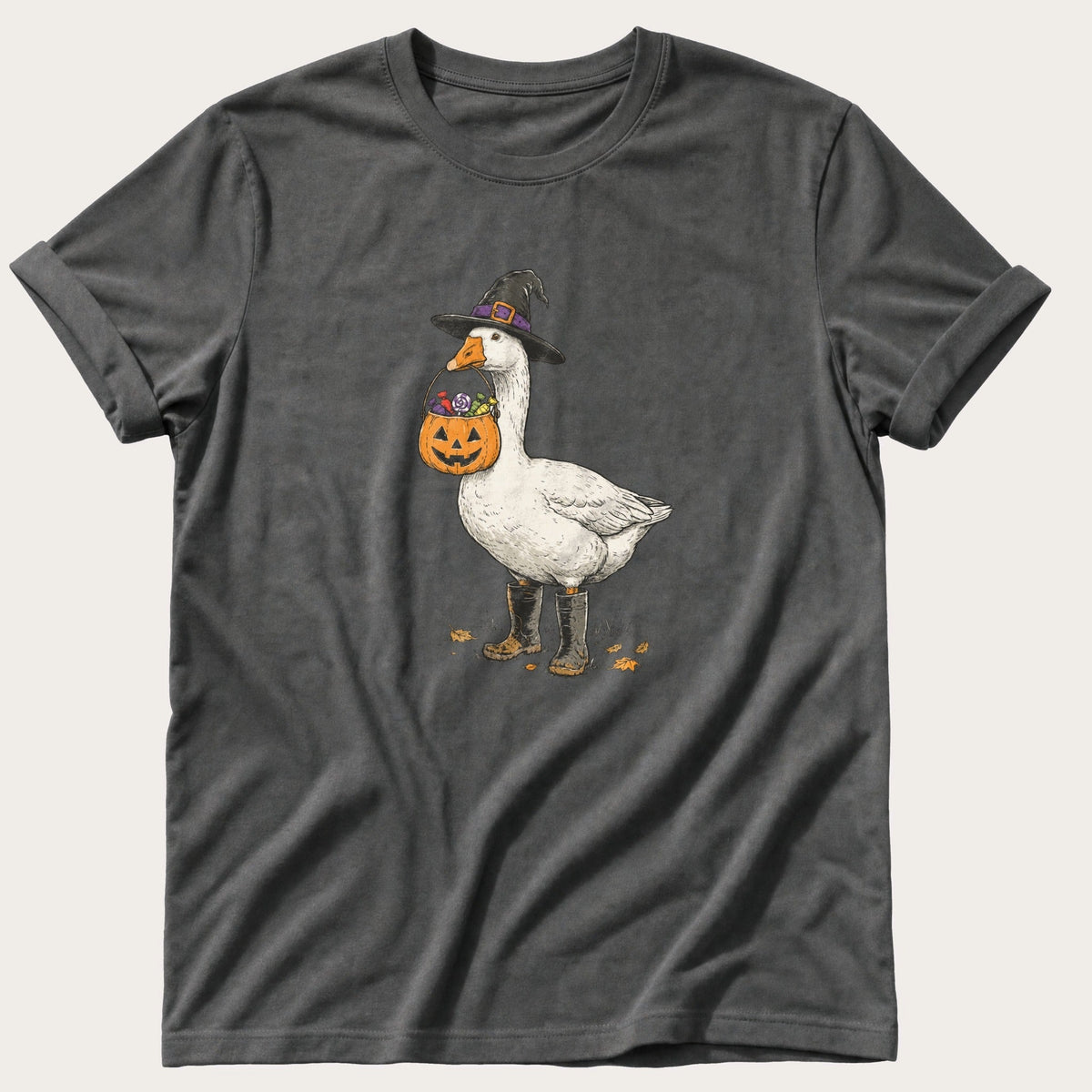 Goose Or Treat — Pepper Comfort Colors tee