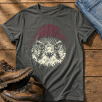 Hawk Beanie 44 — Pepper Comfort Colors tee